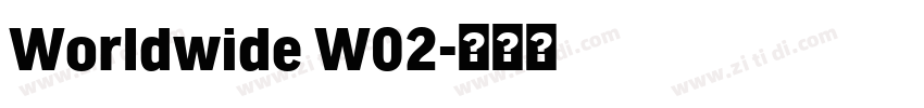 Worldwide W02字体转换